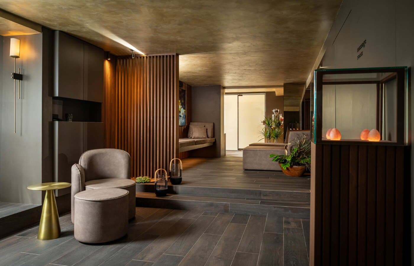 Espace relaxation de l'Aqua Wellness