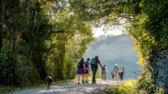 Panorama sur les contreforts des Apennins